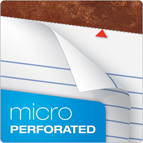TOPS Legal Pads, 12 Pack, 50 Jr. Legal Ruled 5" x 8" Sheets, Bright White Paper - image 4