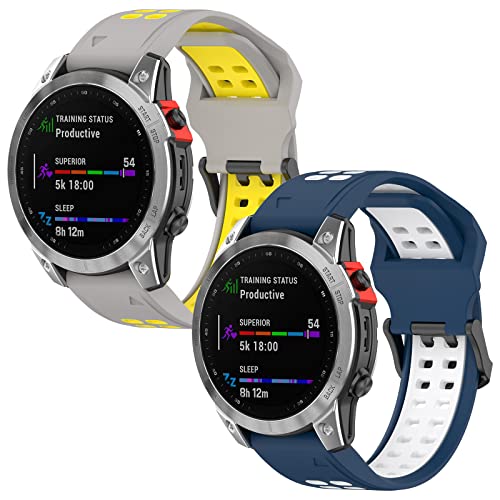 SMYAOSI 20mm Strap Compatible with Garmin Fenix 7S/ Fenix7S Solar/Fenix 7S Sapphire Solar