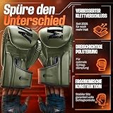 MADGON Boxhandschuhe aus bestem Material für Lange Haltbarkeit – Männer und Frauen Kickboxhandschuhe für Kampfsport, MMA, Sparring, Muay Thai und Boxen 10 12 14 16 oz inkl Beutel - 2