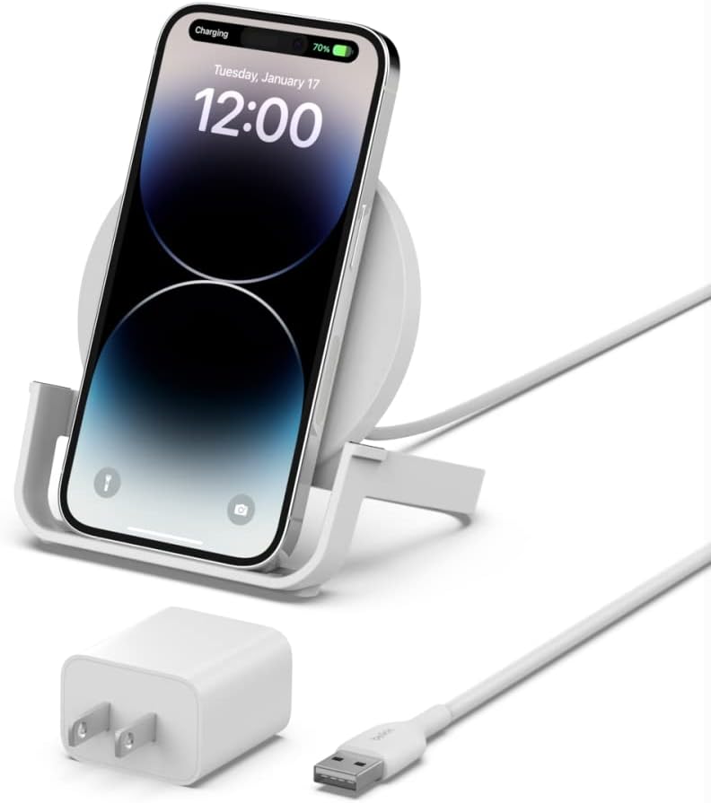 Amazon.com: Belkin Quick Charge 10W Wireless Charger - Qi-Certified ...