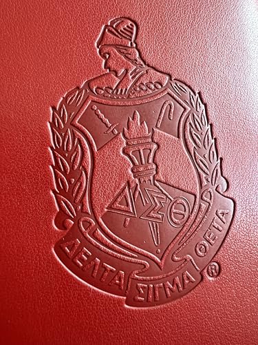 Delta 1913 Sigma Theta Red Passport Cover Holder Vegan Leather4