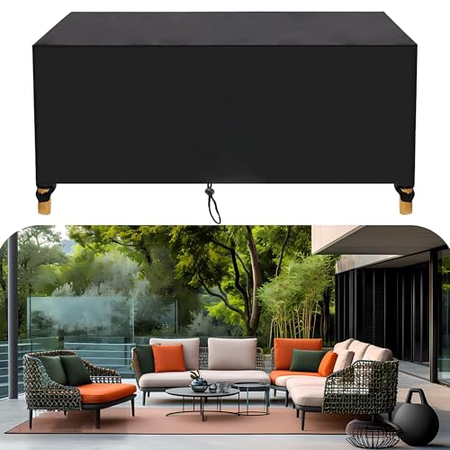 Coperture Mobili da Giardino Impermeabili Copertura Divani per Esterni, 80x100x35cm/LxWxH Copertura per Tavolo da Giardino per Tavolino Protezione dal freddo Oxford Copertura da Tavolo da Giardino