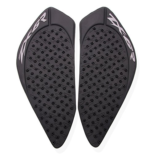 JFG RACING Gas Tank Pad Traction Side Fuel Knee Grips Decals For ZX6R 2009-2015