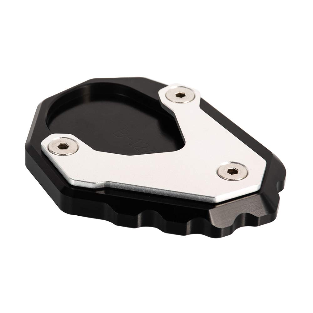サイドスタンドパッド バイク スタンドプレート For B-M-W R1250GS HP 用 R 1250GS 用アドベンチャー R 拡張 パッド  キックスタンド R1250GS R 1250 GS HP R1250 GS アドベンチャー低サスペンション CNC キ サイドスタンド プレート サイドスタンドパッド  オートバイ ... のために B&amp;M&amp;W R1250GS 2018-202用。バイク用キックスタンド フットサイドスタンド延長パッド サ