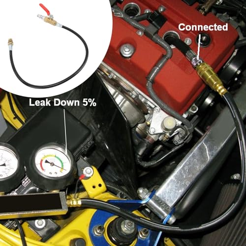 Kuuleyn Motorluftventilhalter, Ventilhalter, Motorluftventilhalter Zylinderdichtheitsprüfungs-Hilfswerkzeug mit M12-M14-Gewinde für Benzinmotoren