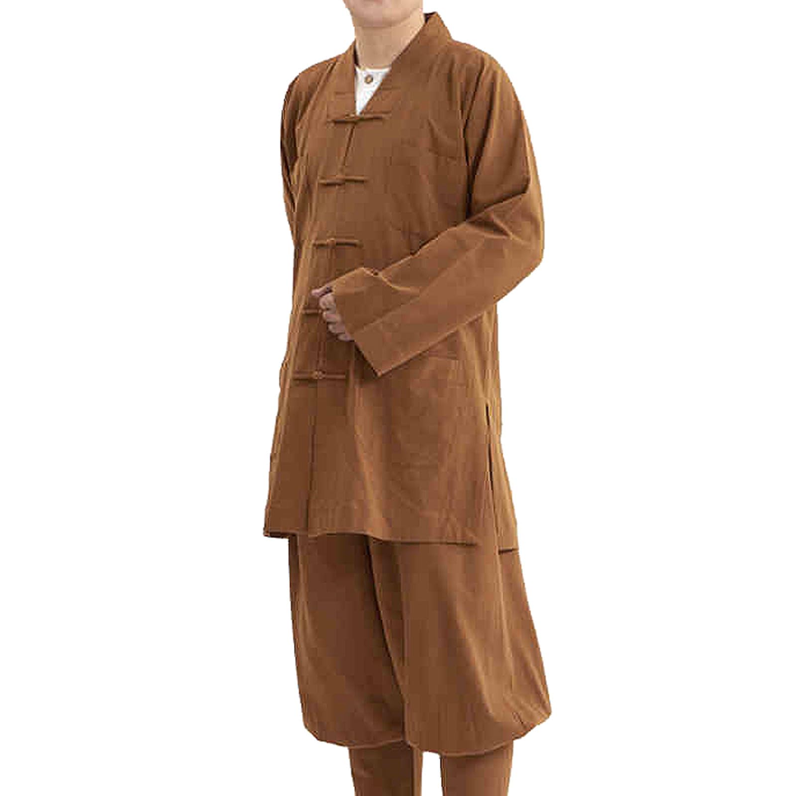 Robe de méditation bouddhiste idéale pour la lecture des écritures zen