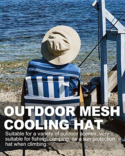 Image of Zylioo XXL Oversize UV Fishing Sun Hat for Big Heads,XL Quick Dry Boonie Hats,Large Cooling Safari Hats with Strap