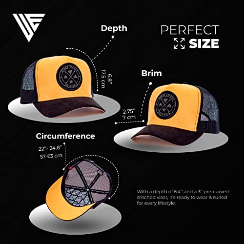 Image of Urban Effort Trucker Hat for Men - Mesh Back Baseball Cap, 5 Panel Snapback Hats for Men and Women