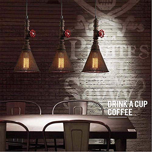 MAZ Ceiling Lamp Creative Water Pipe Chandelier Steampunk Loft Style Bar Restaurant Cafe Lighting Indoor Lighting Chandelier Retro Industrial Chandelier steampunk buy now online MAZ Ceiling Lamp Creative Water Pipe Chandelier Steampunk Loft Style Bar Restaurant Cafe Lighting Indoor Lighting Chandelier Retro Industrial Chandelier steampunk buy now online
