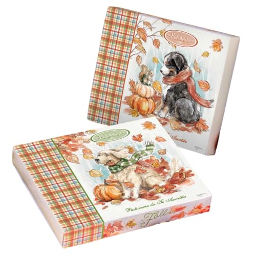 Biscotti con Scatola Regalo Funny dogs Flamigni con Pasticceria da tè Assortita 215 g