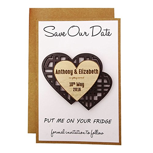 Magnets de mariage personnalisables style bohème pour surprendre vos proches