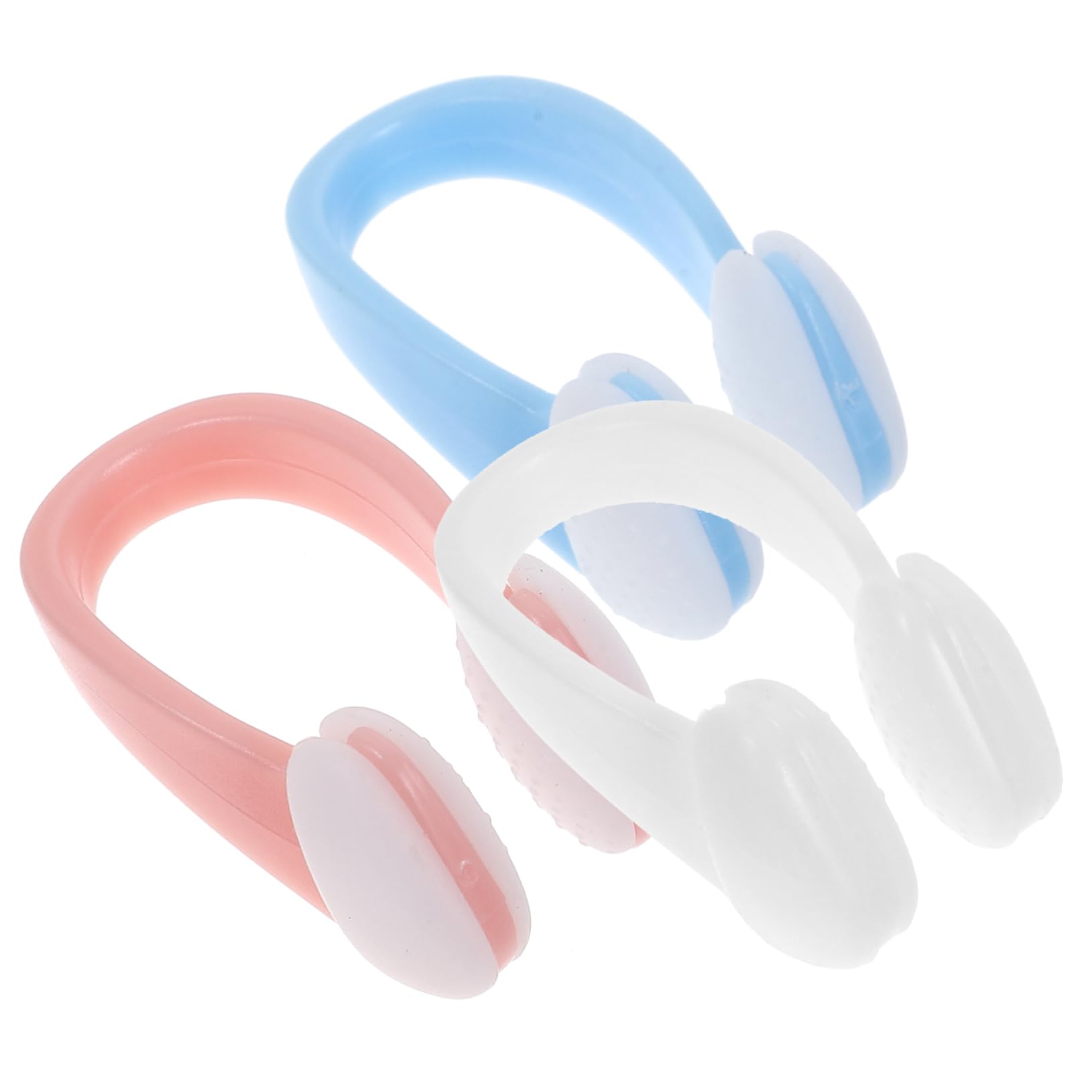 KOMBIUDA Swimming Nose Plugs Kids 3 Pack Silicone Nose Clip Ergonomic Design for Swimming and Diving