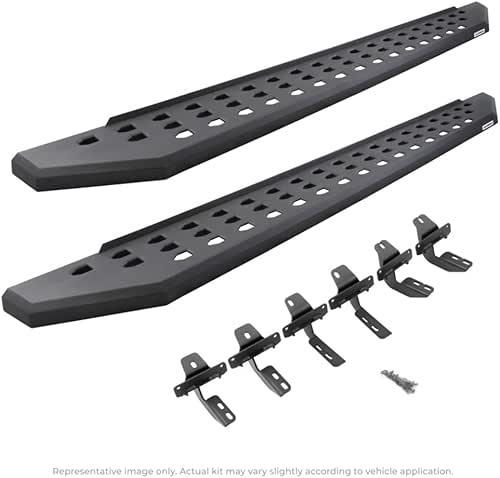 Go Rhino RB20 Running Boards & Brackets | Galvanized Steel,