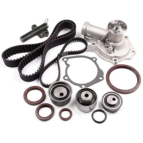 ECCPP Timing Belt Kit Tensioner Water Pump Fits 99-05 00 Mitsubishi 2.4L SOHC 4G64