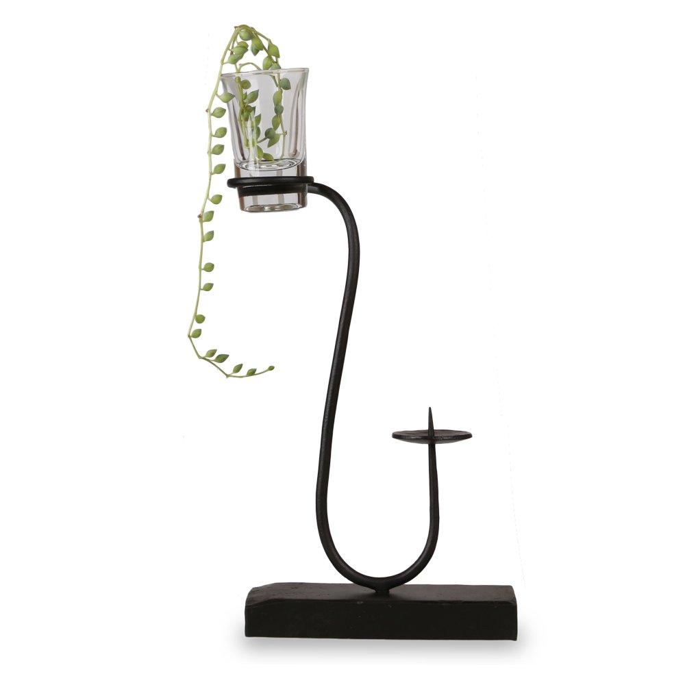 Amazon｜和ろうそく・燭台 花筏 鍛冶工房弘光 花入・花器｜燭台