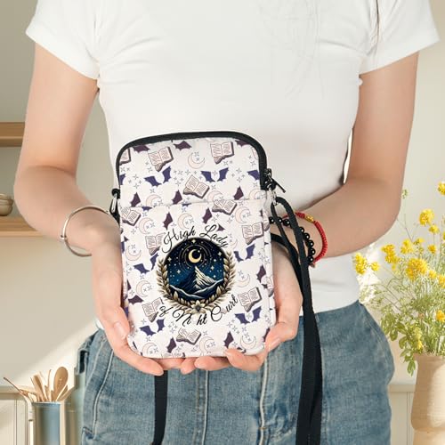 G2TUP Bookish Readers Crossbody Bag Books Lover Gift High Lady Bookish Shoulder Bag Bookworm Merch4