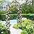 YITAHOME Garden Arch Trellis, Metal Garden Arbor for Climbing Plants Outdoor, Wedding Arches for Ceremony, Black Garden Archway for Lawn, Patio and Backyard