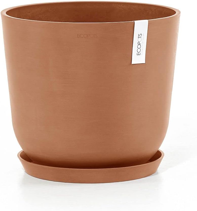 ECOPOTS Oslo 14IN Premium Sustainable Planter (w/Saucer)
