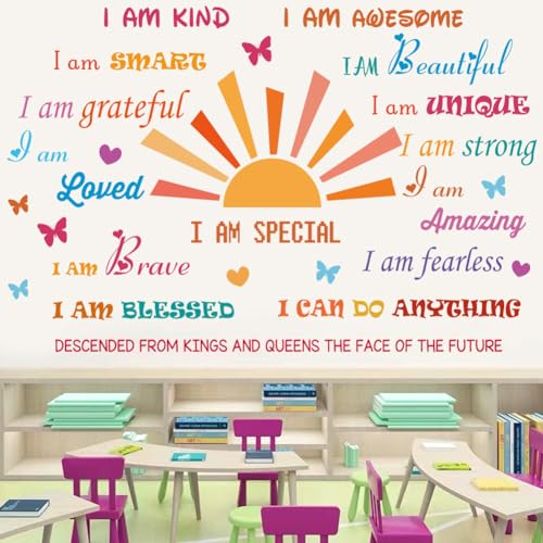 Vinilo decorativo frases motivación sol medio para pared miniatura 6