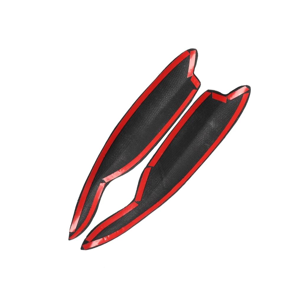 DEHIWI 1 Paia Fari Sopracciglio Palpebre, per Smart Fortwo W451 2007 2008 2009 2010-2014 Accessori Auto, Palpebre Trim Copertura Testa della Lampada Sticker