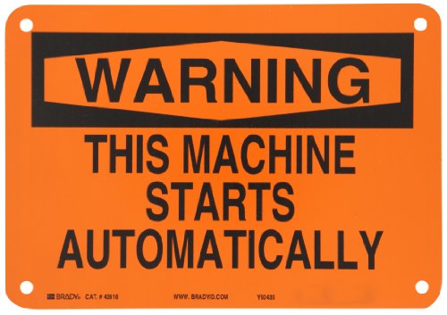 Panneau Brady aluminium durable 42616 de signalisation rigide