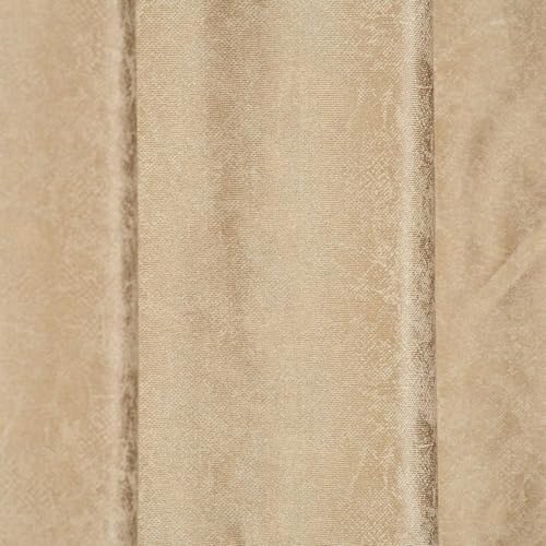 Image of Home Decor Check Pattern Long Door Curtains 8 feet Long Set of 3 Parda for Drawing Room /Living Room /Hall Room Window Parde, Brown