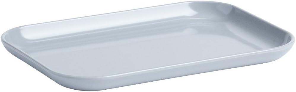 Ole Jensen Rectangular Plate, 9 by 6-Inch, Grey