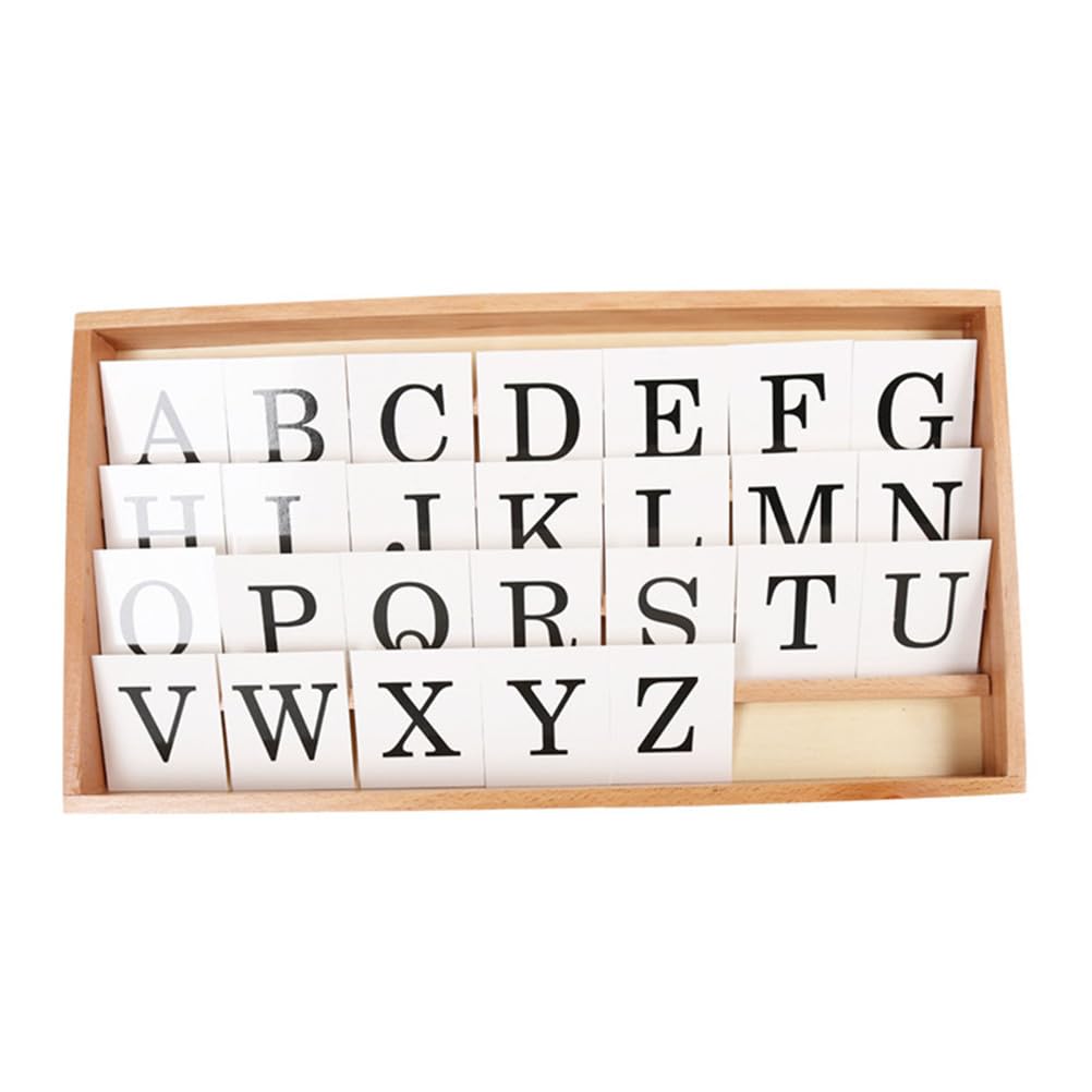 Caja de Letras Montessori Impresas, Actividad de Correspondencia de Letras para la Alfabetización Temprana