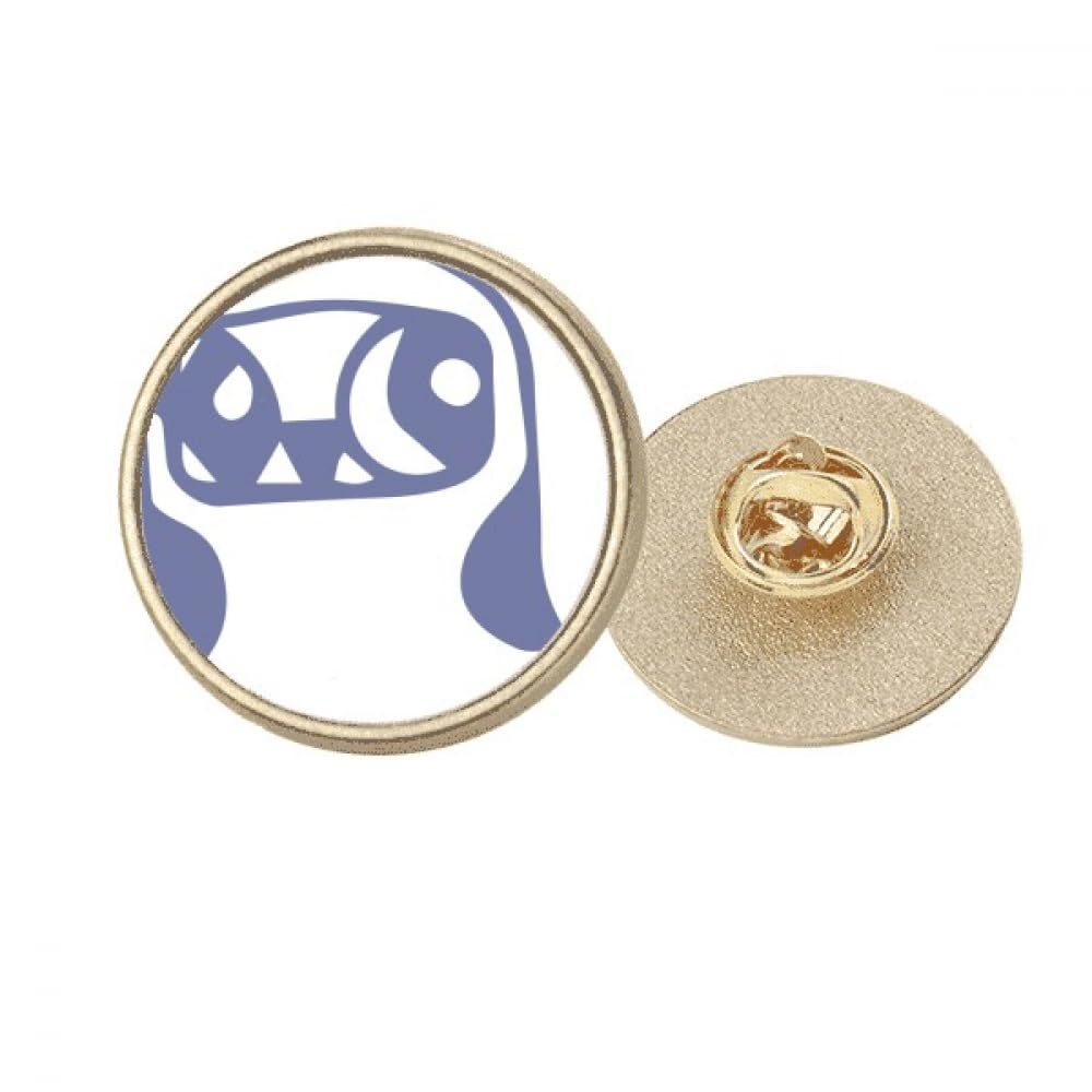 Broche oiseau mignon en métal doré de taille M pour vêtement - 4