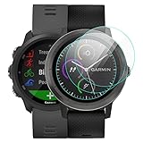 KIMILAR 3 Stück Schutzfolie Kompatibel mit Garmin Vivoactive 3/ Forerunner 245/245 Music / 645/645 Music Schutz Folie, Gehärtetem Glas Displayschutzfolie Schutzglas für Vivoactive 3