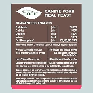 NATURE'S LOGIC Canine Meals Canine Meal Feast, Pork NATURE’S LOGIC Canine Meals Canine Meal Feast, Pork