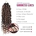 8 Packs Goddess Faux Locs Crochet Hair for Black Women, Long Goddess Locs Crochet Hair, Boho Style, River Locs with Curly Ends (18Inch, OT30#, 8Packs)