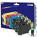Produktbild 1 Set und 2 schwarze XL-Tintenpatronen, keine Originalpatronen, für Epson WorkForce WF-2010W, WF-2510WF, WF-2520NF, WF-2530WF, WF-2540WF, WF-2630WF, WF-2650DWF, WF-2660DWFH