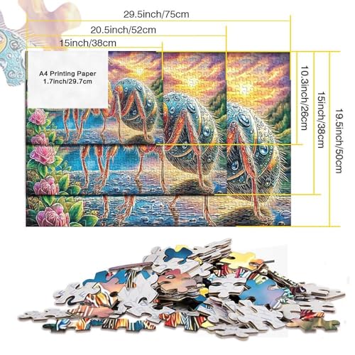 Formiche Colorate Puzzle 1000 Pezzi, Jigsaw Puzzle Impossibile Gioco Di Sfida Intellettuale Per Adulti E Ragazzi Da 14 Anni 38X26Cm/1000Pcs - 5