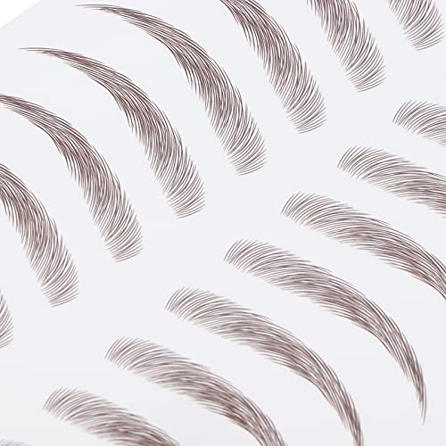 6D Eyebrow Tattoo Sticker Professional Waterproof Eyebrow Transfer Sticker Eyebrow Makeup Tool for Women and Girls (Brown)(BROWN-09) - Image 4