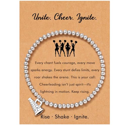 RZKING Silver Bracelets for Women, Evil Eye Cross Virgin Mary Highland Cow Charm Beaded Bracelets for Women, Birthday Christmas Thank You Inspirational Gifts for Friend Sister Daughter Mom