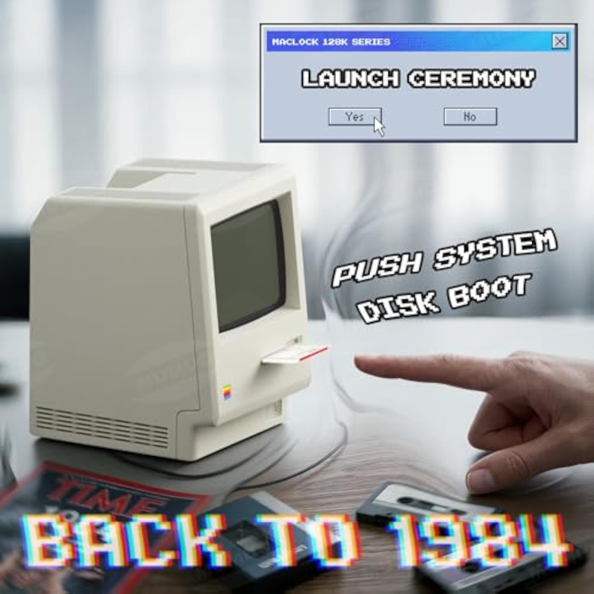 Retro Pixel Alarm Clock