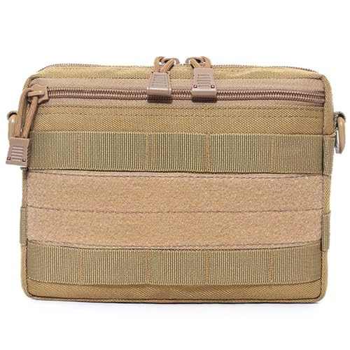 Sac à outils utilitaire marron pour fixer à la ceinture et ranger tout votre matériel EDC