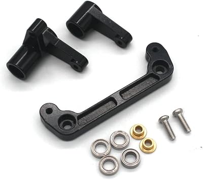 Metal Upgrade Parts Steering RC Components 1/14 for ZD Racing MT16 BX12 X12S for JI-USI PT14R MT14R Remote Control CarBlack