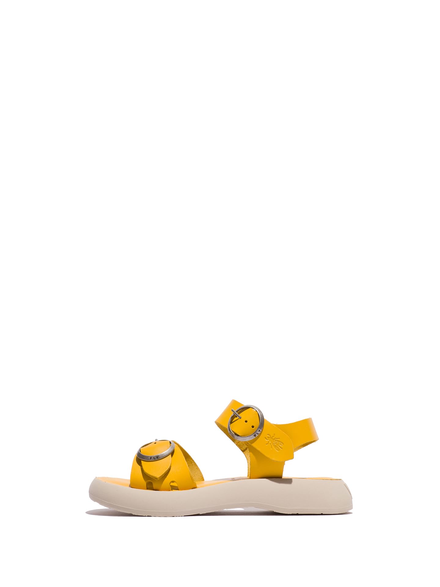 Fly London Women's BUNK604FLY Sandal, Yellow, 9 UK