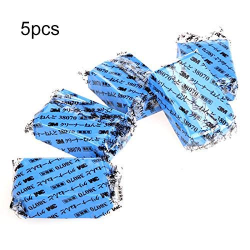 EEM 5 Pezzi Car Clay Bar 870g Auto Detailing Magic Wash Clay Bar Cleaner per la Pulizia dell'auto, autolavaggio Vetro Cera Cleaner