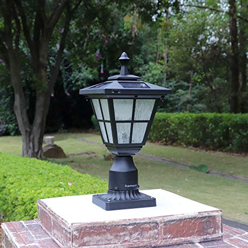 Kemeco ST4325Q Post Solar Light Cast Aluminum LED Lamp Fixture with 3-Inch Fitter Base for Outdoor Garden Post Pole Mount Landscape Yard - Thumbnail 5