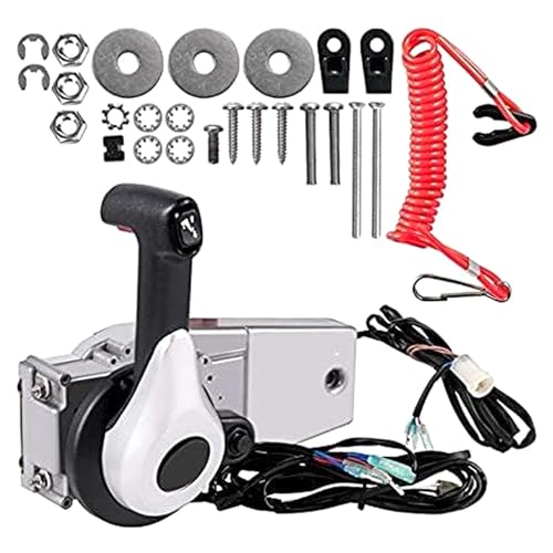 Neeseelily Remote Control Box 6X3-48206-02-00 6X3482060200 Compatible with Yamaha Flush Mount Concealed Outboard 6X3