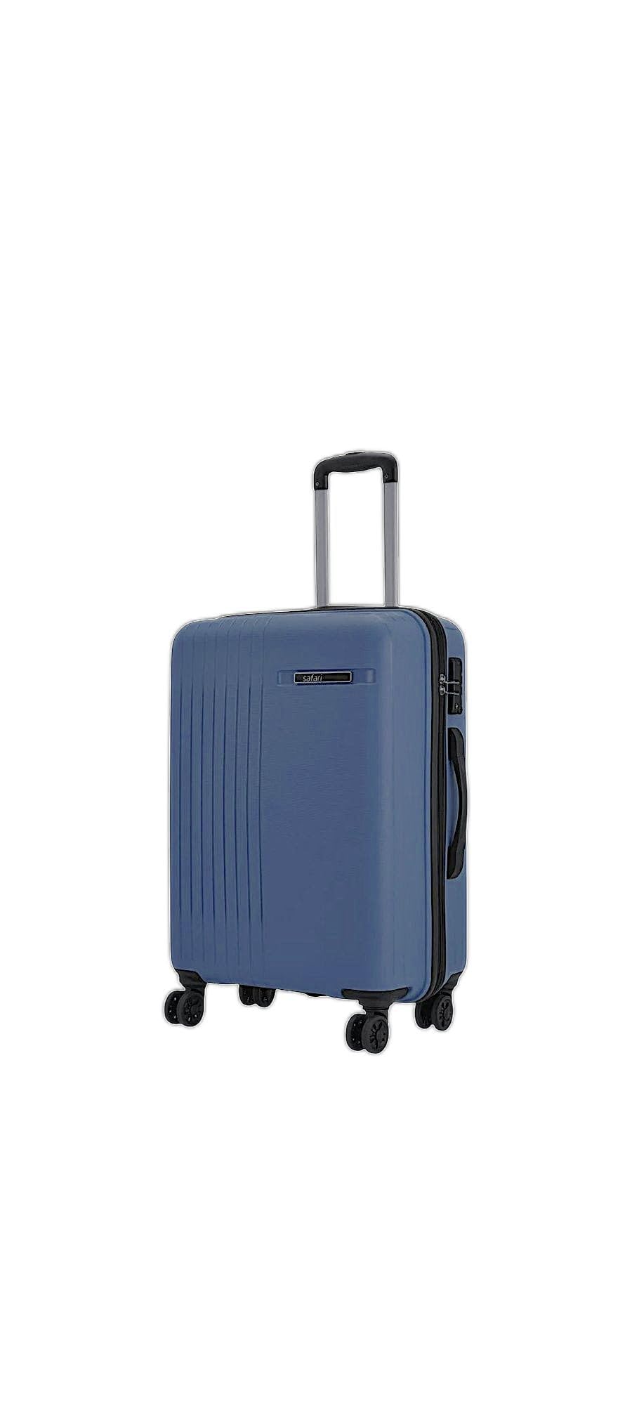 Safari Lancer Small Size 20 Inch Trolley Bag for Travel with 5 Years Warranty - Ink Blue-image-28