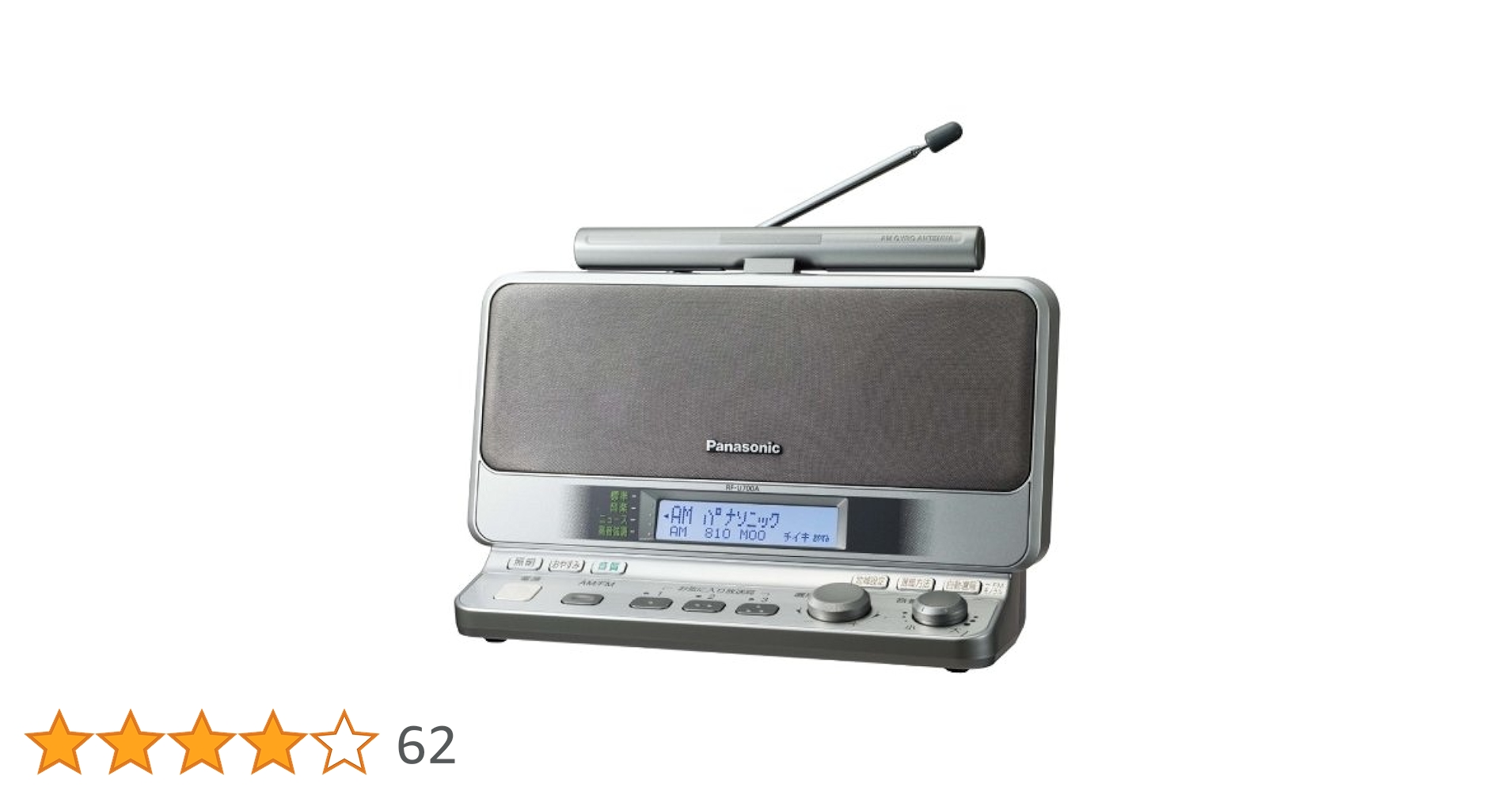 (未使用･未開封品)　パナソニック FM/AM 2バンドレシーバー シルバー RF-U700A-S tu1jdyt Amazon.co.jp: パナソニック FM/AM 2バンドレシーバー シルバー