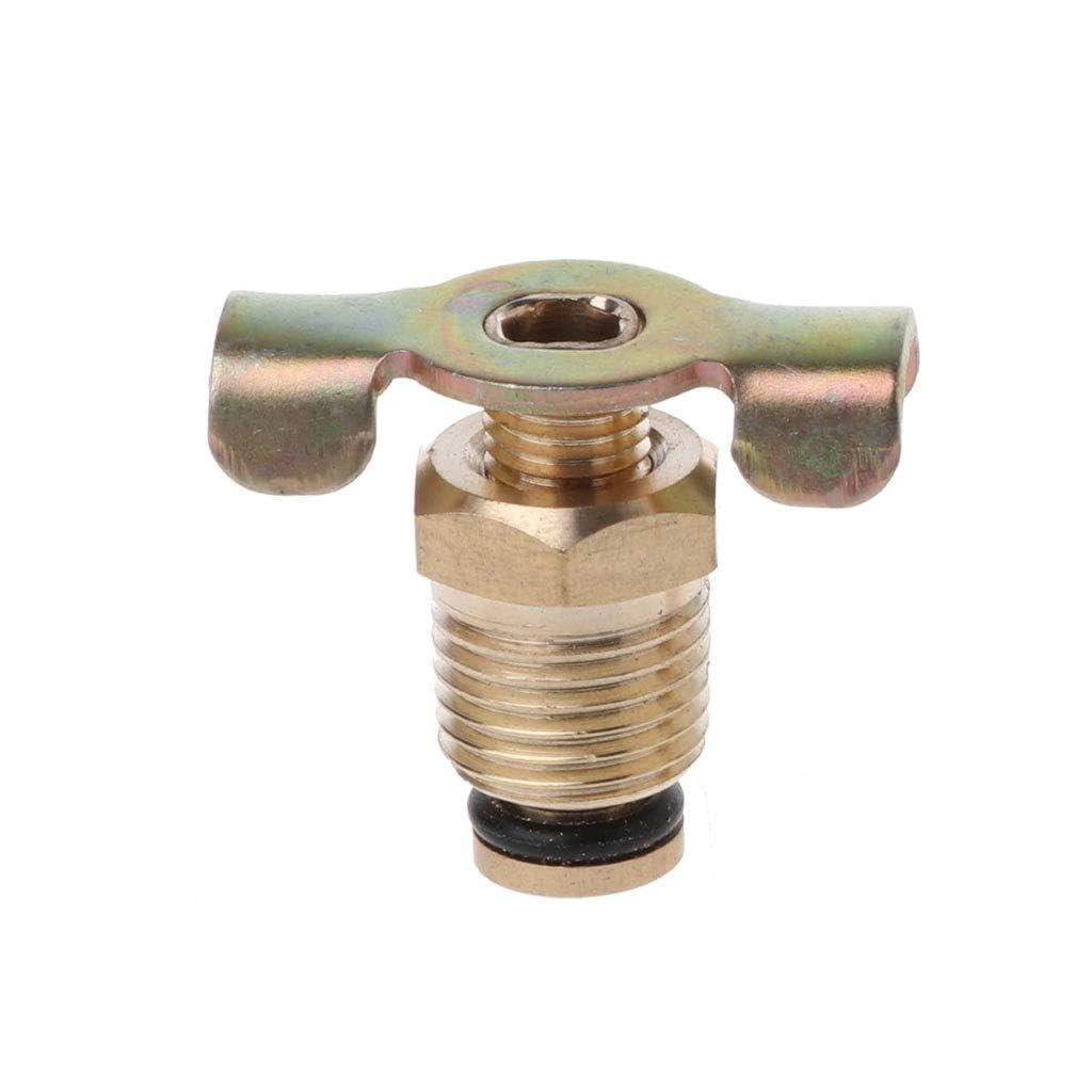 Kalttoy Npt 1/4" 3/8" 1/2'' Winged Style Drain Cock Solid Brass Water Drain For Valve