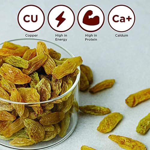 Image of Nutty Gritties Mixed Dry Fruits Combo, 1Kg | California Almonds, Cashews Nuts, Long Green Raisins, California Walnuts Kernels, Roasted Salted Pistachios Pista | Resealable Pouch - (200g Each)