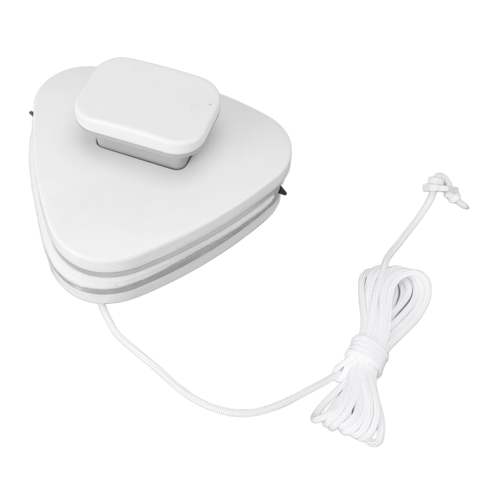 Cocoarm Limpiador de Vidrio de Doble Cara, Herramienta de Limpieza de Ventanas Magnética con Imanes de Neodimio ABS Esponja de Silicona, Limpiador de Ventanas Triangular para de Oficina en el Hogar,