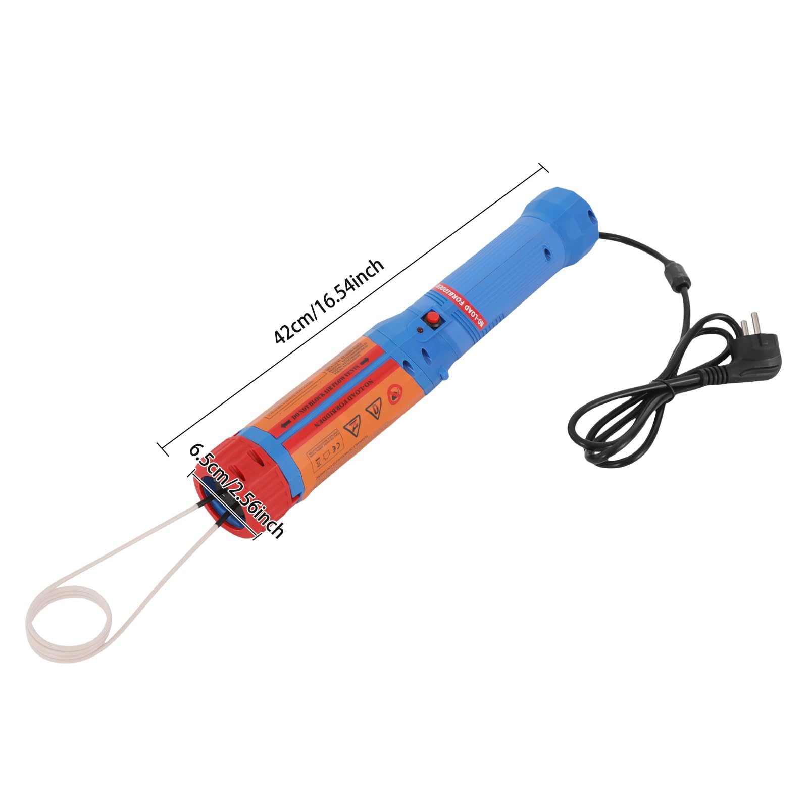 Chauffage magnétique à induction pour voiture, avec 10 bobines, chauffage magnétique portable avec température de chauffage maximale de 800 °C, outil de vissage rouillé pour automobiles