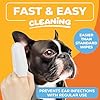 Paw Science Dog Ear Cleaner Wipes – Finger Wipes for Dogs – Cleaning, Soothing, and Deodorizing Itchy Ears – Pet Ear Relief Solution #1